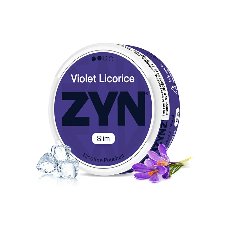 European ZYN Pouches 2025 Edition violet licorice slim