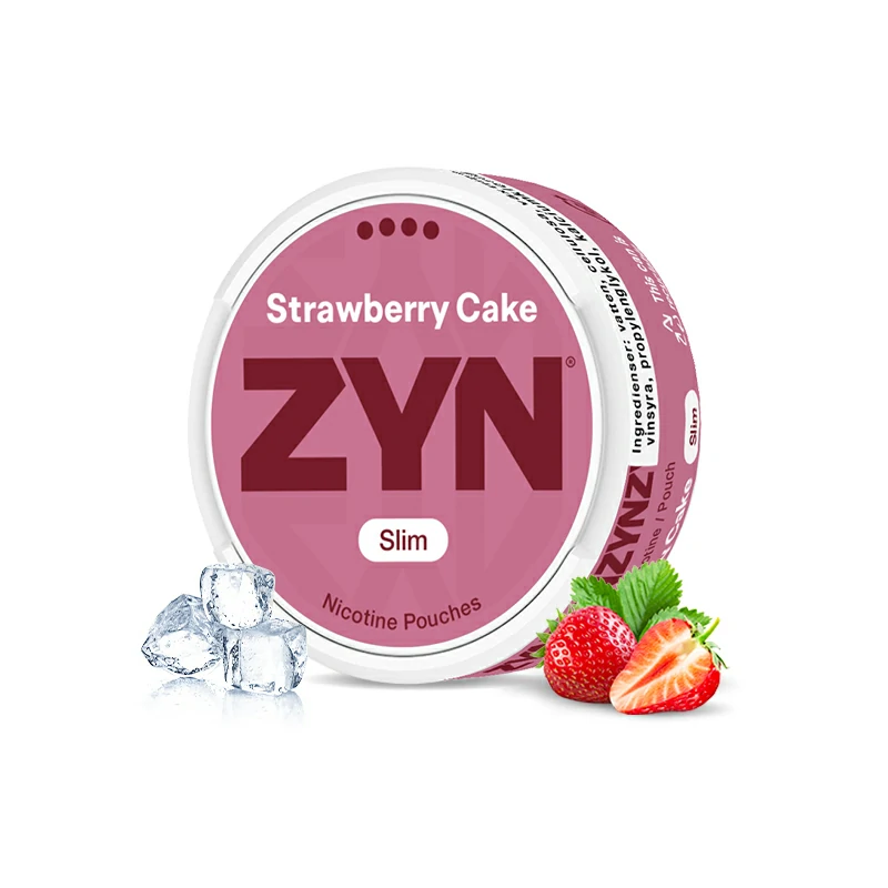 European ZYN Pouches 2025 Edition strawberry cake slim