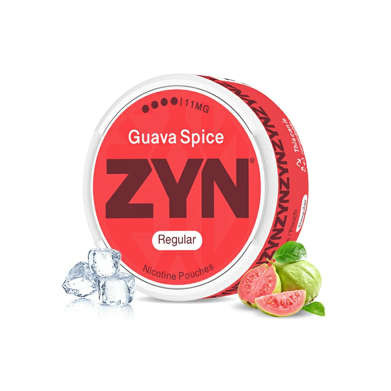 European ZYN Pouches 2025 Edition guava spice regular