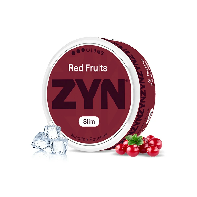 European ZYN Pouches 2025 Edition red fruits slim