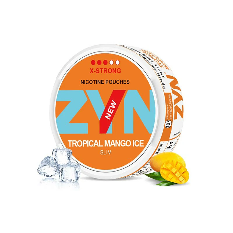 Swedish ZYN Pouches tropical mango ice slim