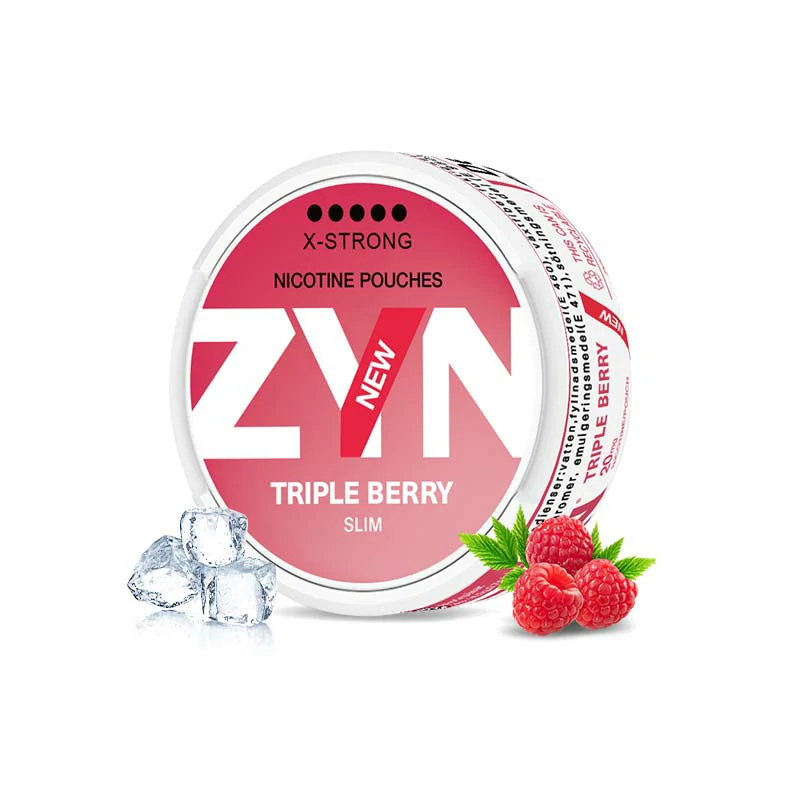 Swedish ZYN Pouches triple berry slim