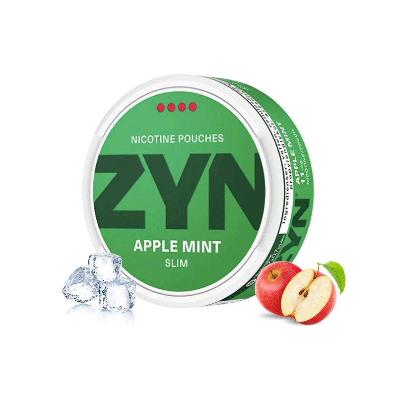 Popular EU Swedish ZYN Pouches apple mint slim