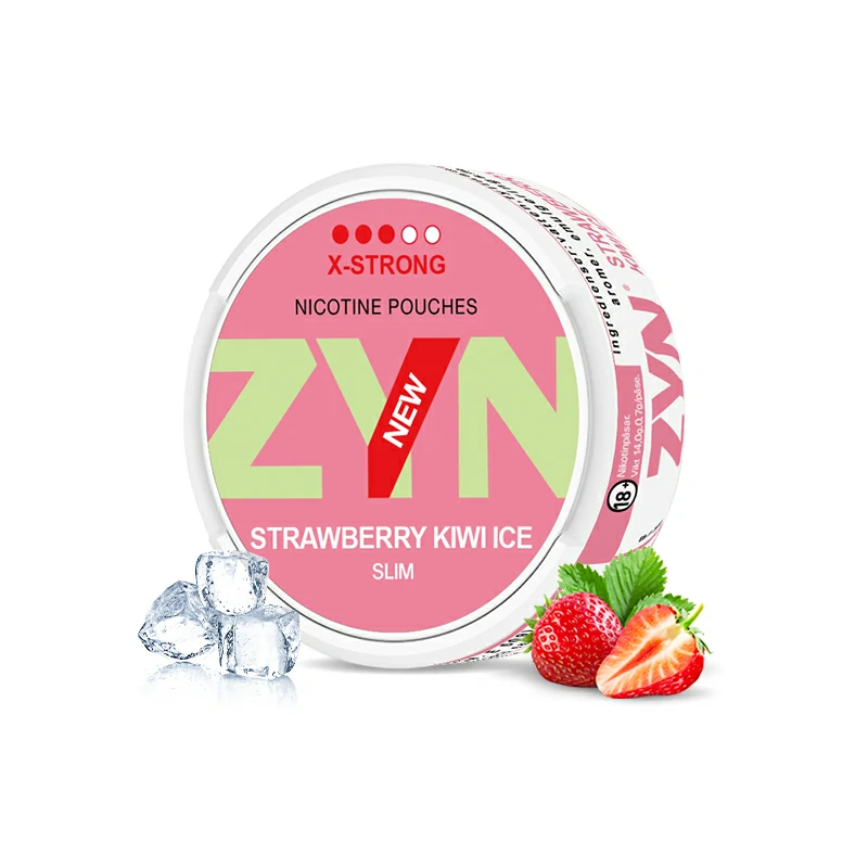 Swedish ZYN Pouches strawberry kiwi ice slim