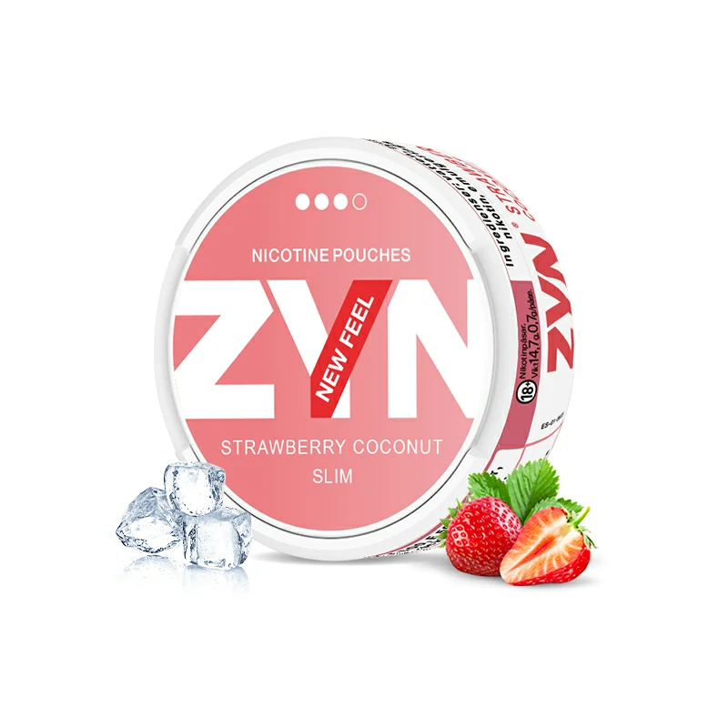 European Swedish ZYN Pouches strawberry coconut slim 9mg