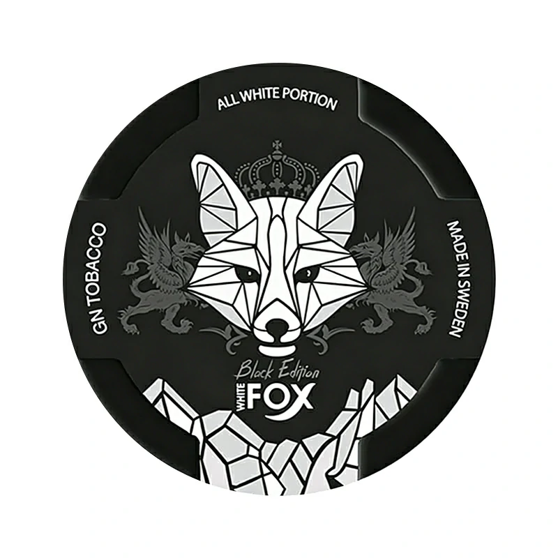 White FOX Pouches Black Edition 16mg