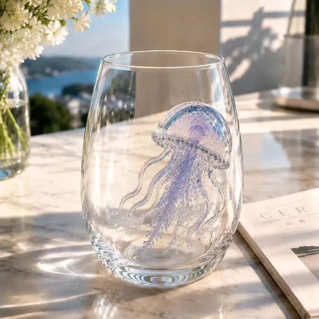 🌊 3D Ocean Animal Artisan Glassware Collection