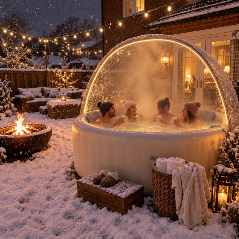 Early Winter Sale Your Backyard Hot Tub, Winter Edition