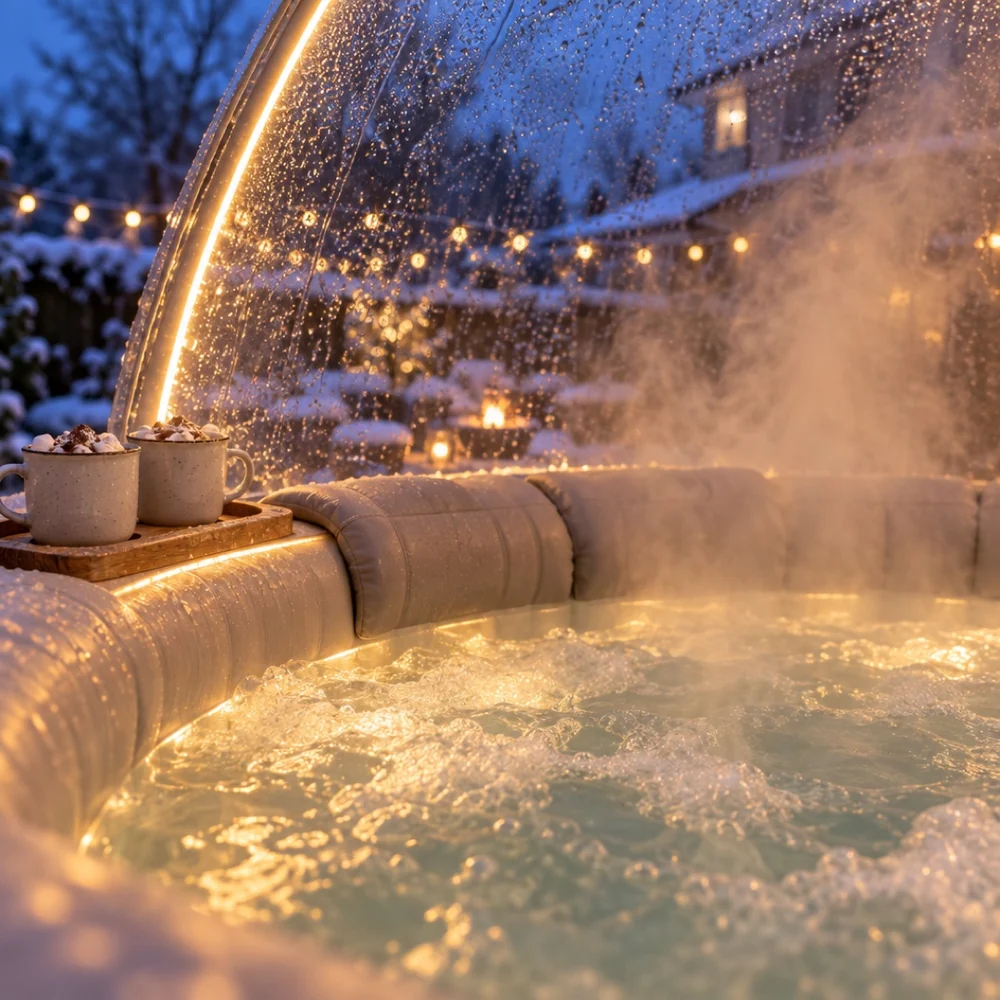 Early Winter Sale Your Backyard Hot Tub, Winter Edition