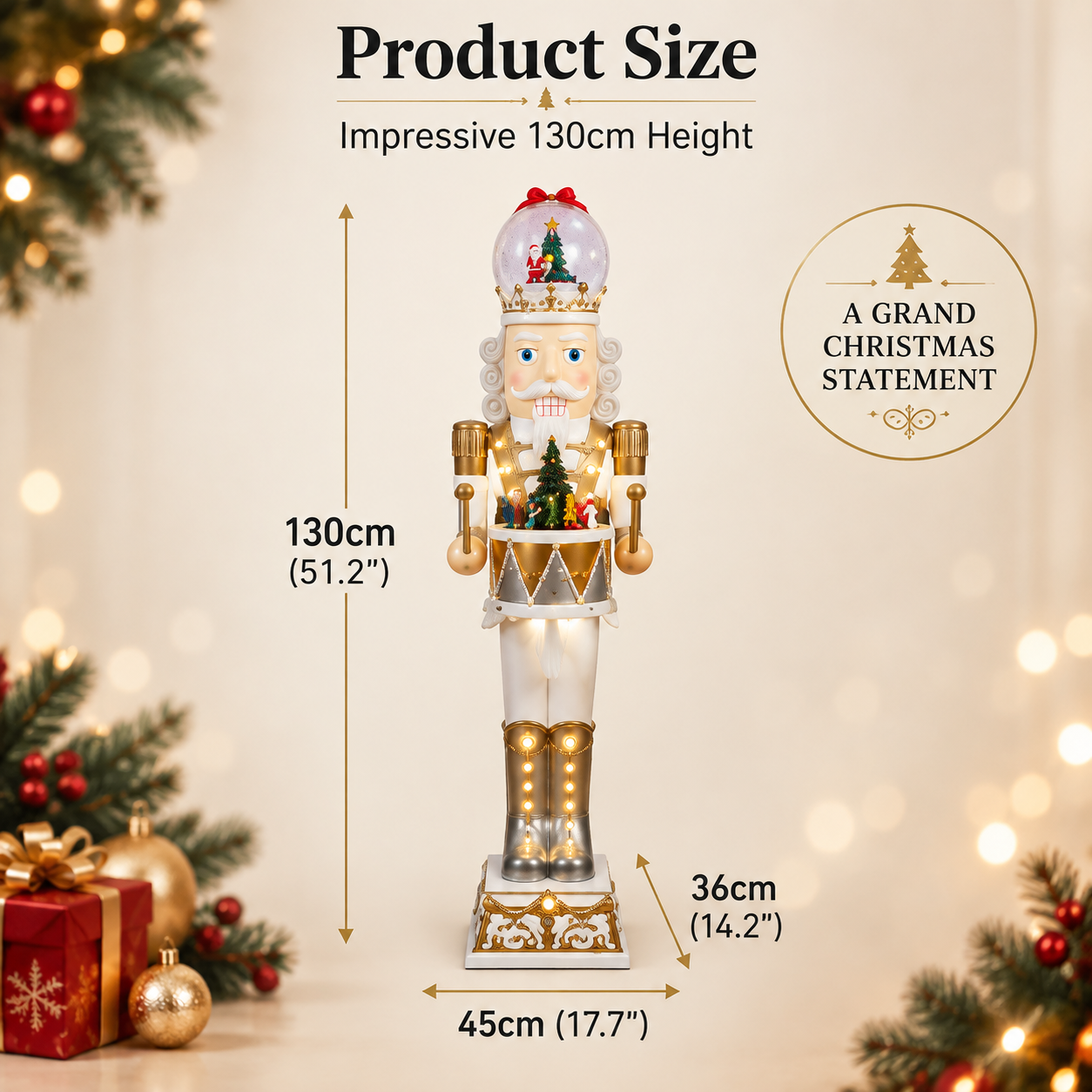 XL Standing Nutcracker Model