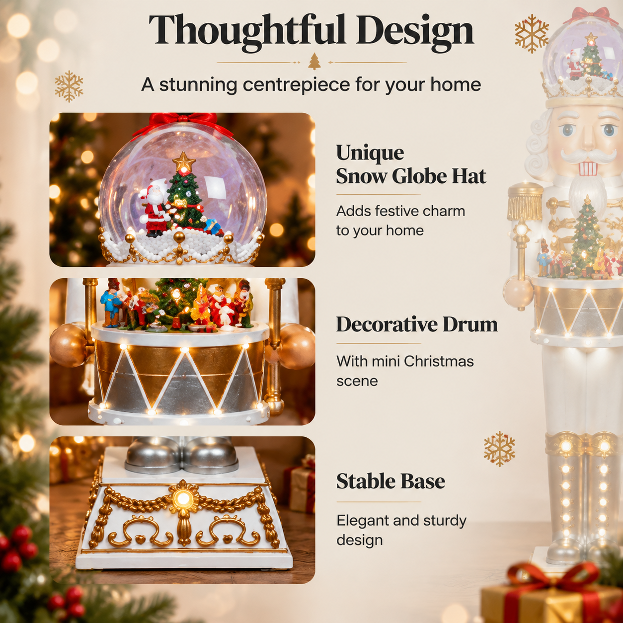 XL Standing Nutcracker Model