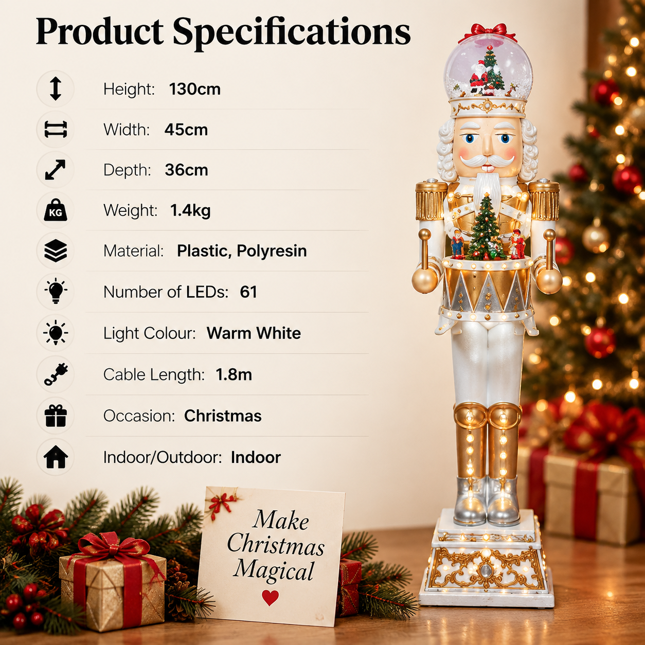XL Standing Nutcracker Model