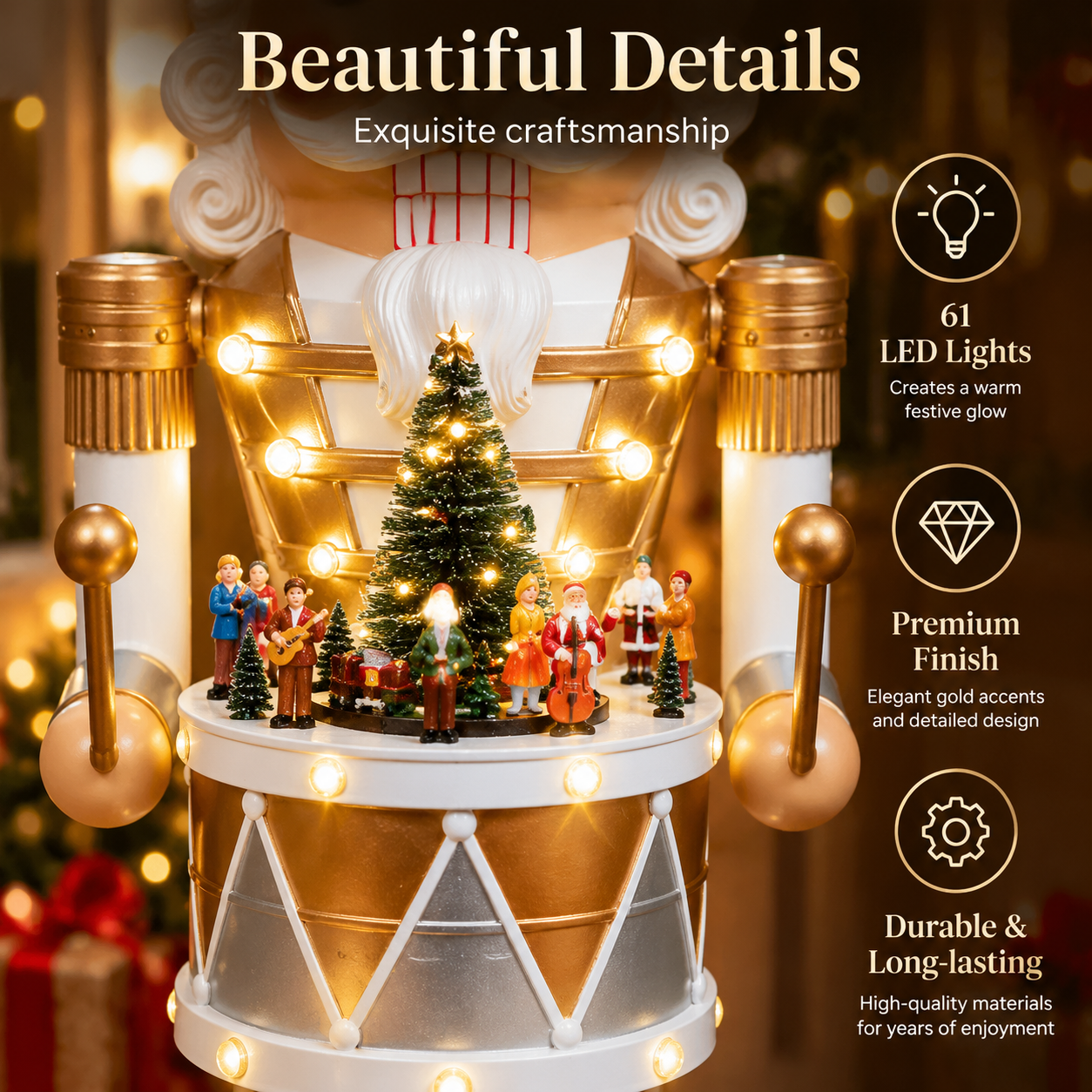 XL Standing Nutcracker Model