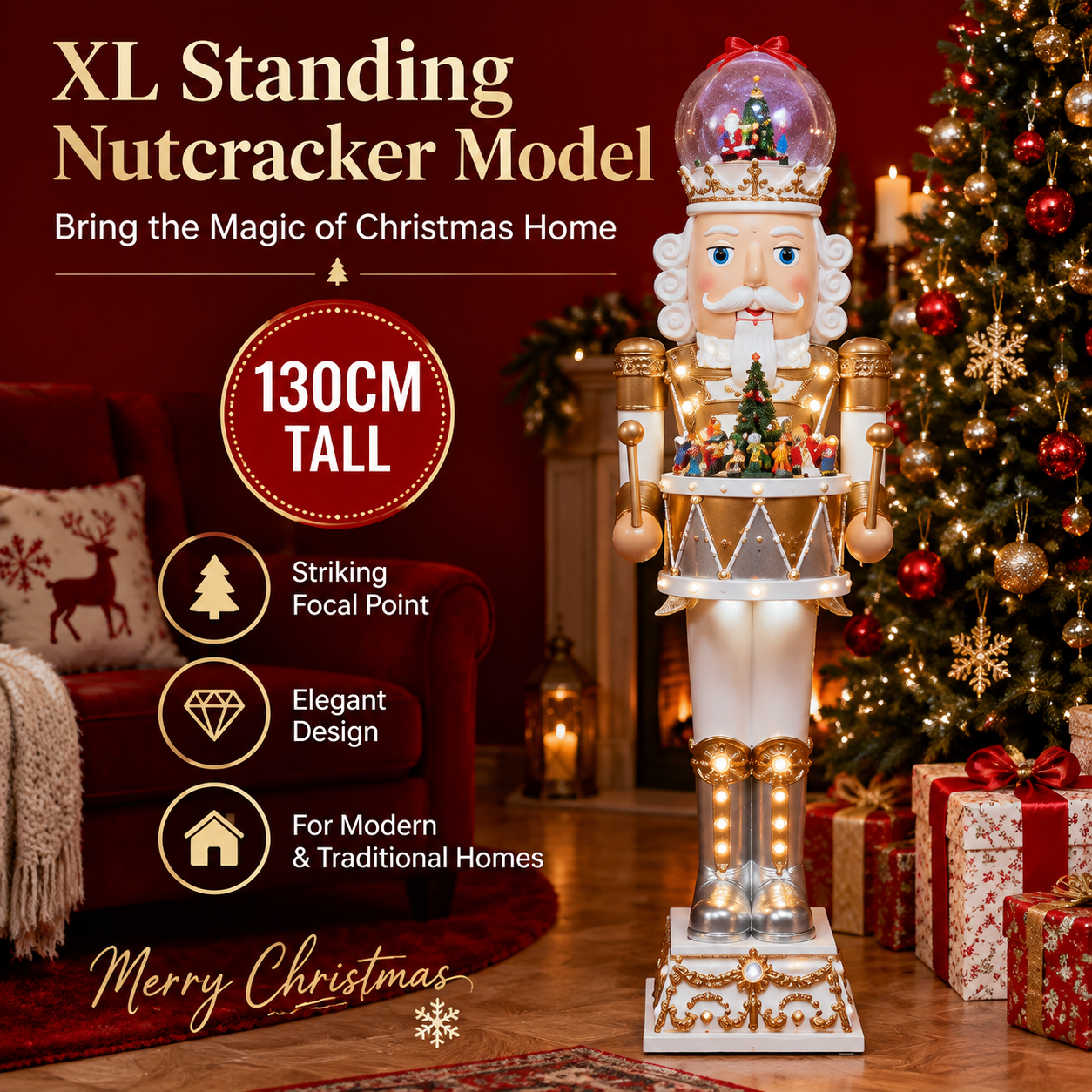 XL Standing Nutcracker Model