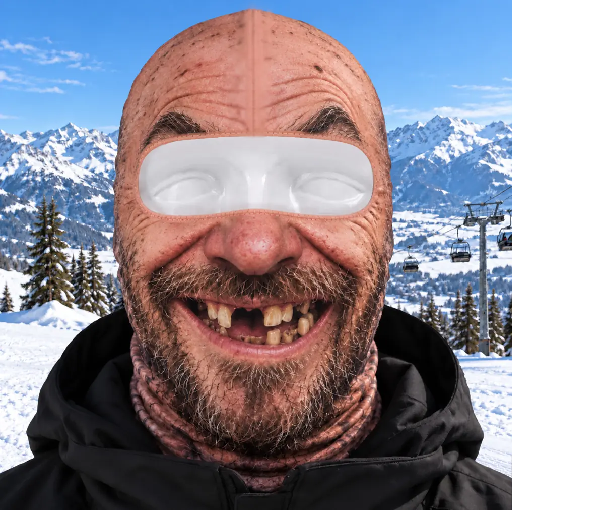 Custom Funny Ski Mask - Personalized Birthday Gifts For Ski Lovers - Born For The Slopes