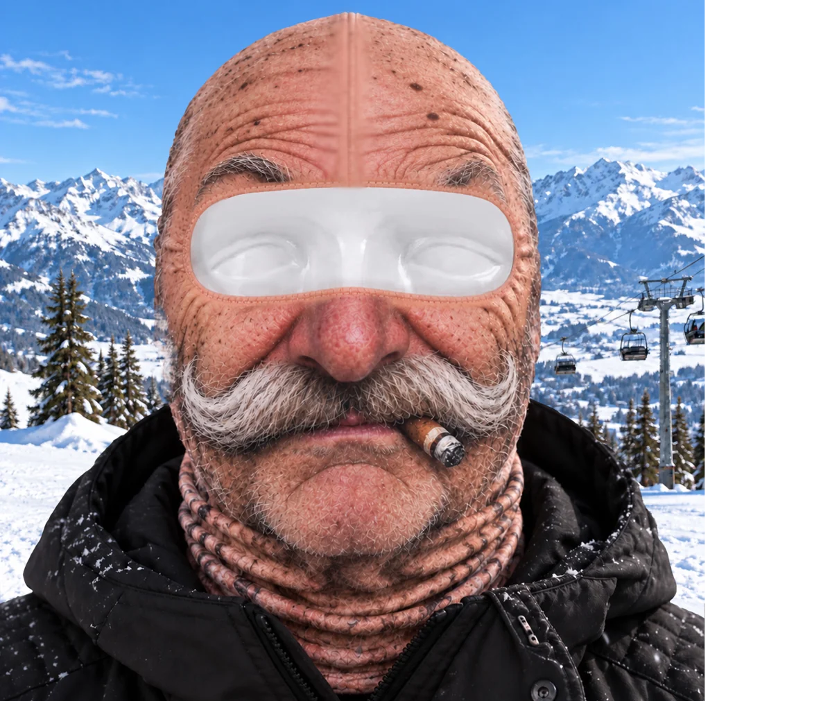 Custom Funny Ski Mask - Personalized Birthday Gifts For Ski Lovers - Born For The Slopes