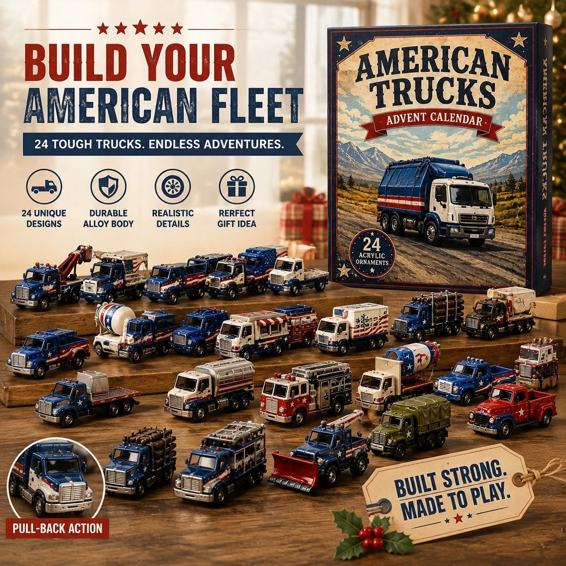 Truck Advent calendar daily reveal