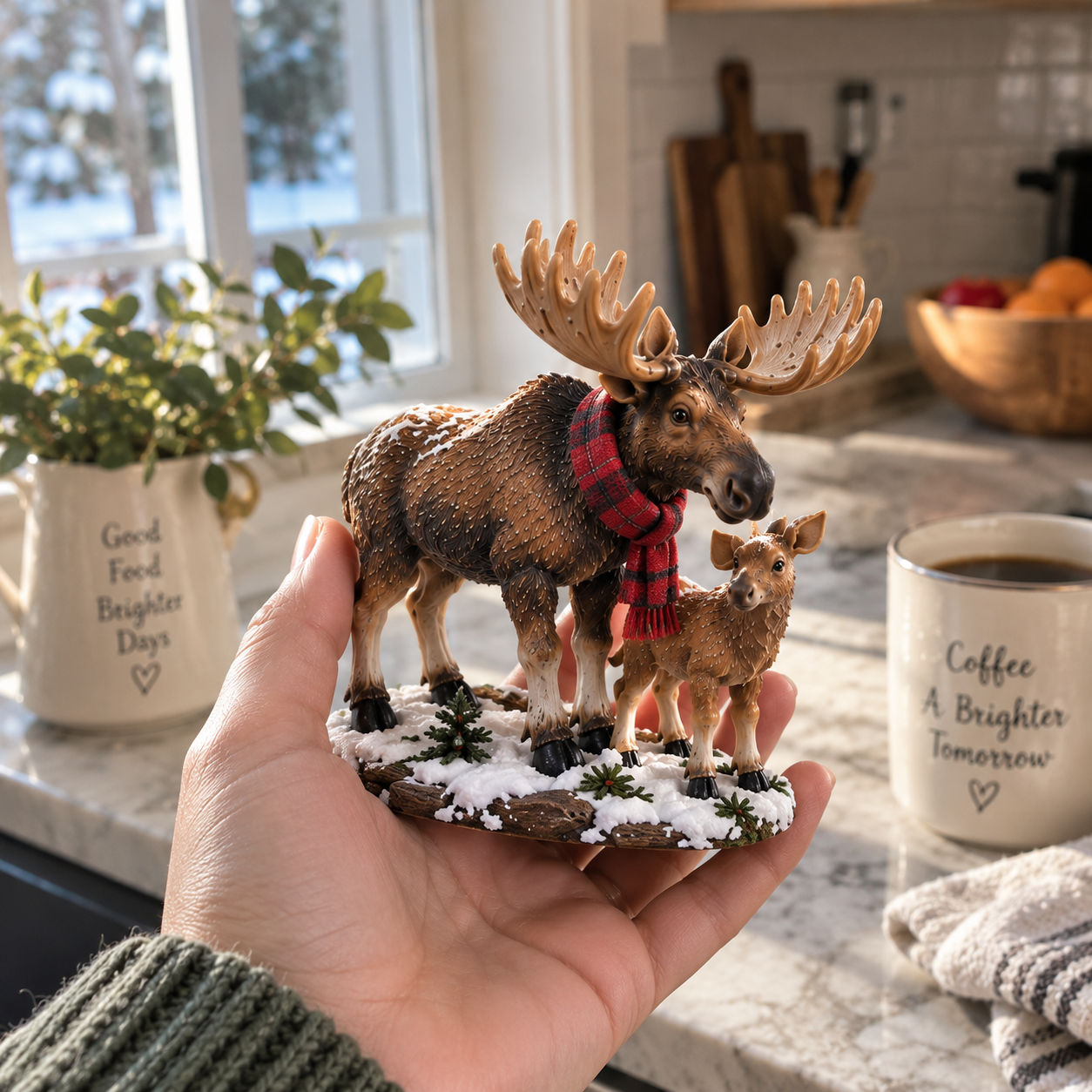 Customer-style moose collection photo
