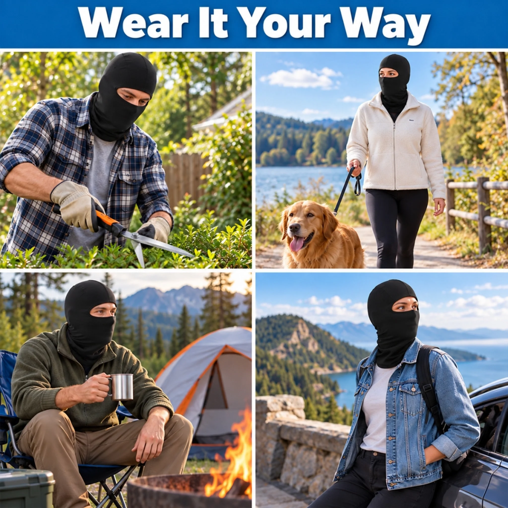 Custom Funny Ski Mask - Personalized Birthday Gifts For Ski Lovers - Born For The Slopes