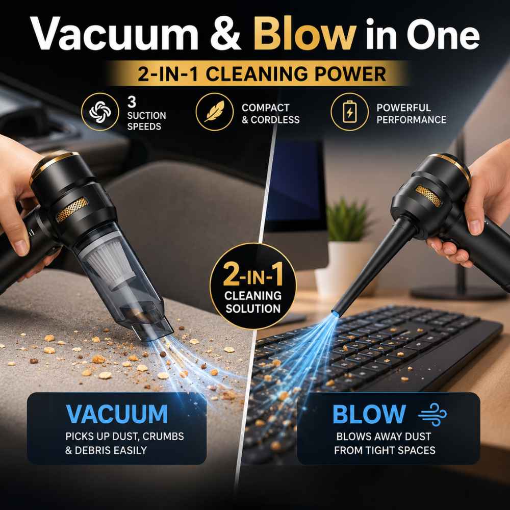 🔥Today's Special - Buy 1 Get 1 Free🔥Portable Vacuum Cleaner
