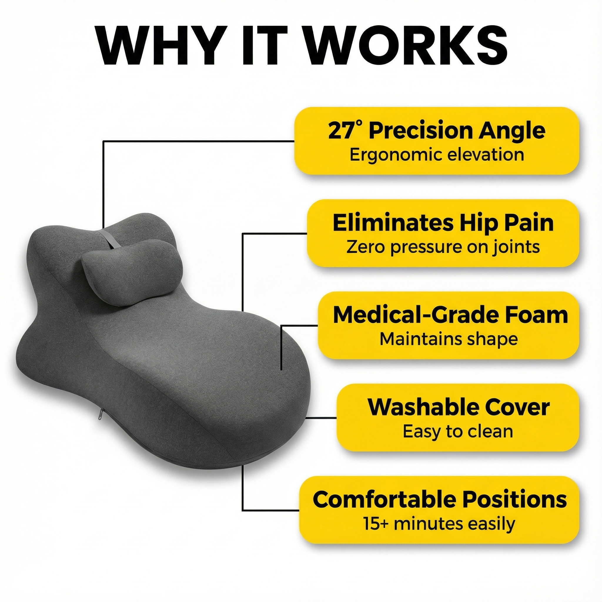The 27° Angle Perfect Match Pillow