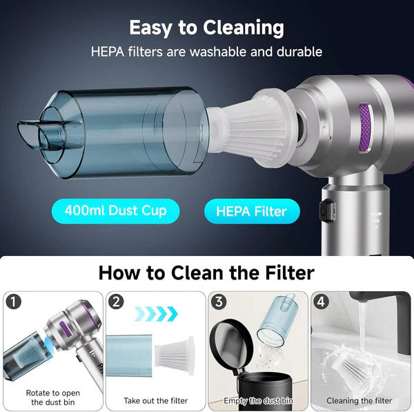 🔥Today's Special - Buy 1 Get 1 Free🔥Portable Vacuum Cleaner