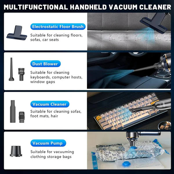 🔥Today's Special - Buy 1 Get 1 Free🔥Portable Vacuum Cleaner