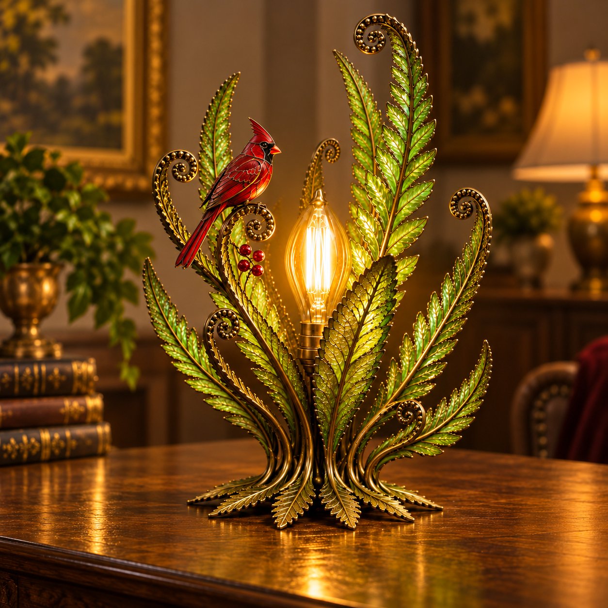Cardinal Garden Glow Lamp