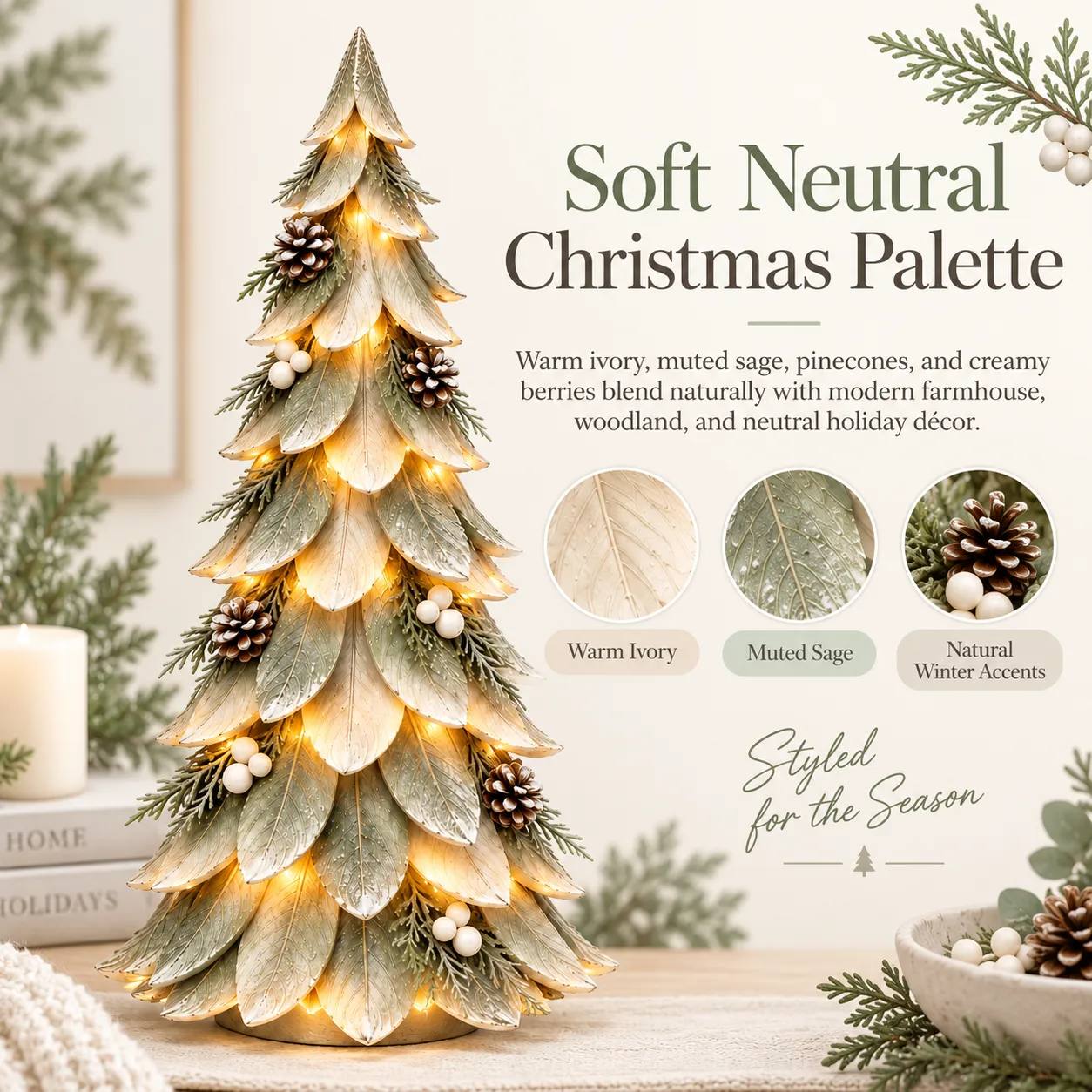 🔥 Last Day 70% OFF 🌲Winterleaf Glow Christmas Tree🌟
