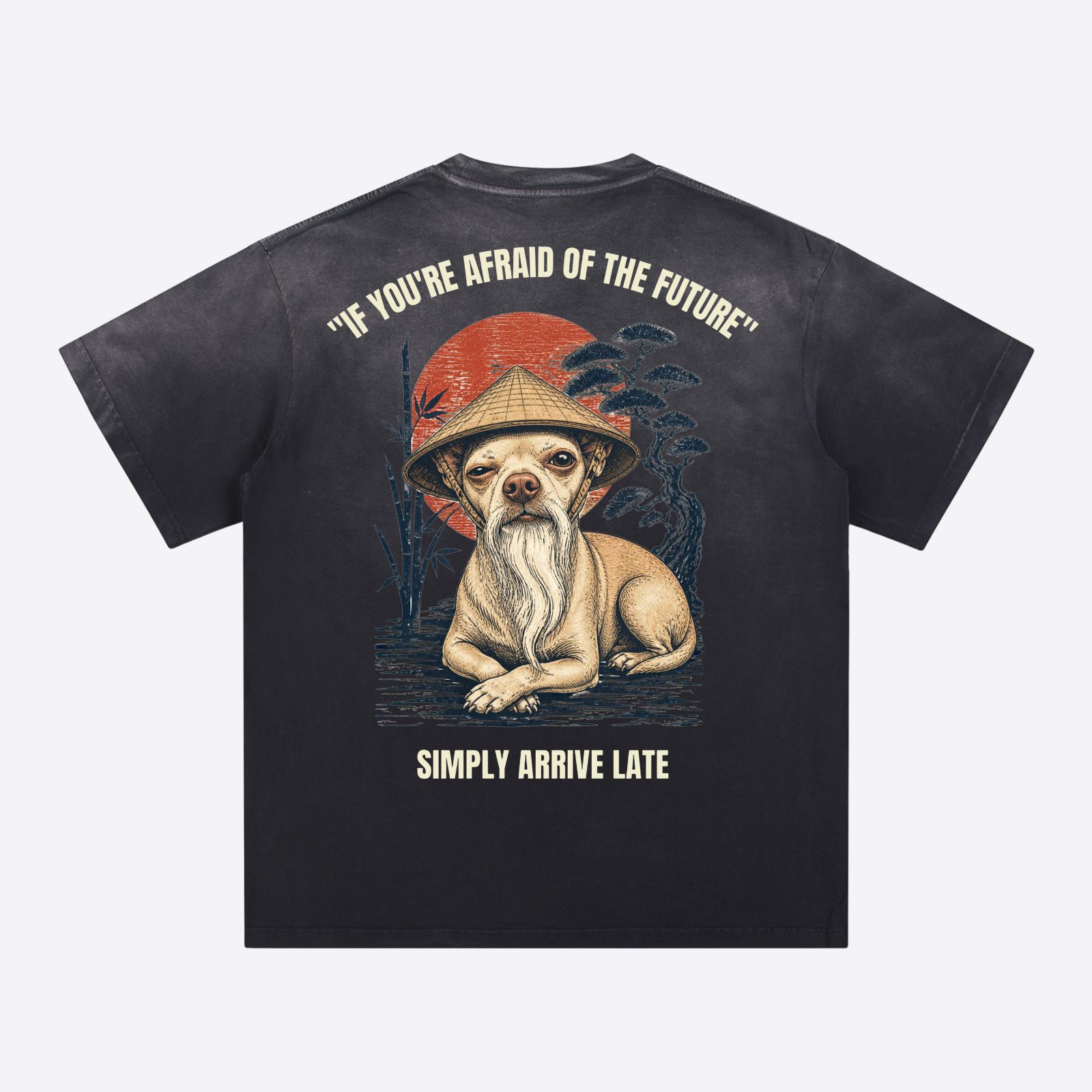 "Corporate Family" Anti-Work Satirical Heavyweight Tee - Washed Gradient