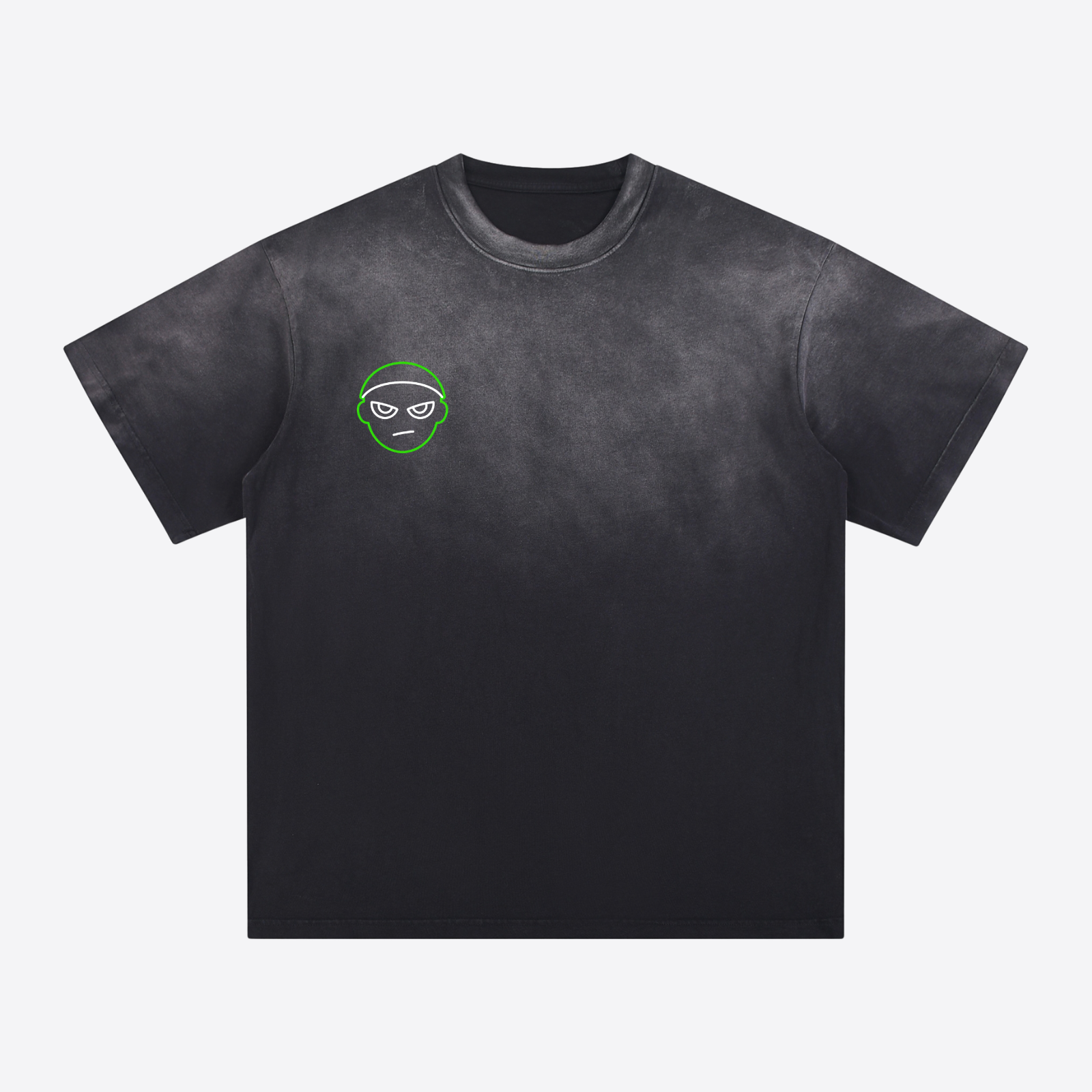 "48 Hours of Freedom" Cyber-Grunge Relatable Work Heavyweight Tee - Washed Gradient