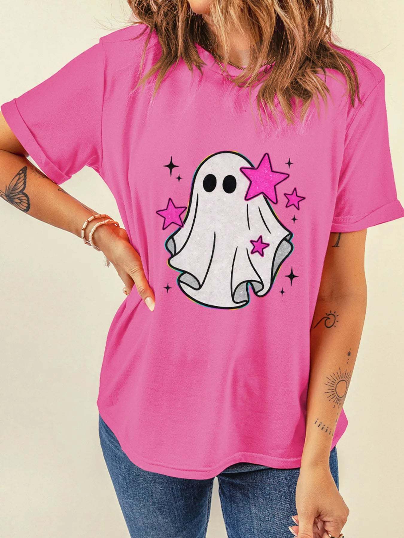 Ghost Graphic Halloween T-Shirt
