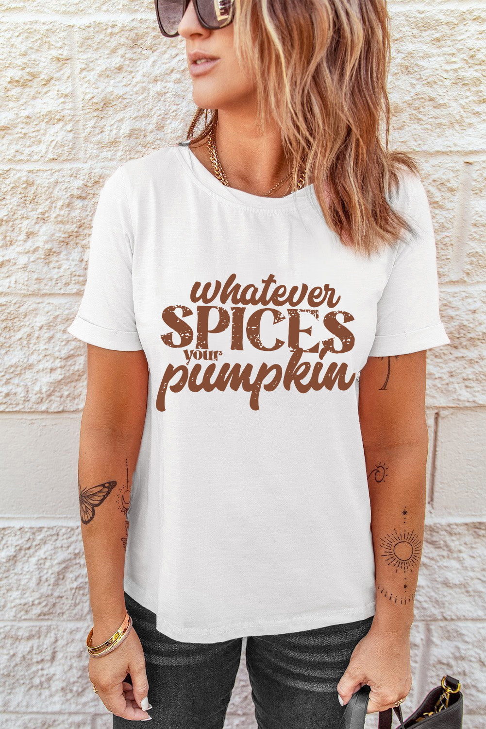 Whatever Spices Your Pumpkin Graphic T-Shirt