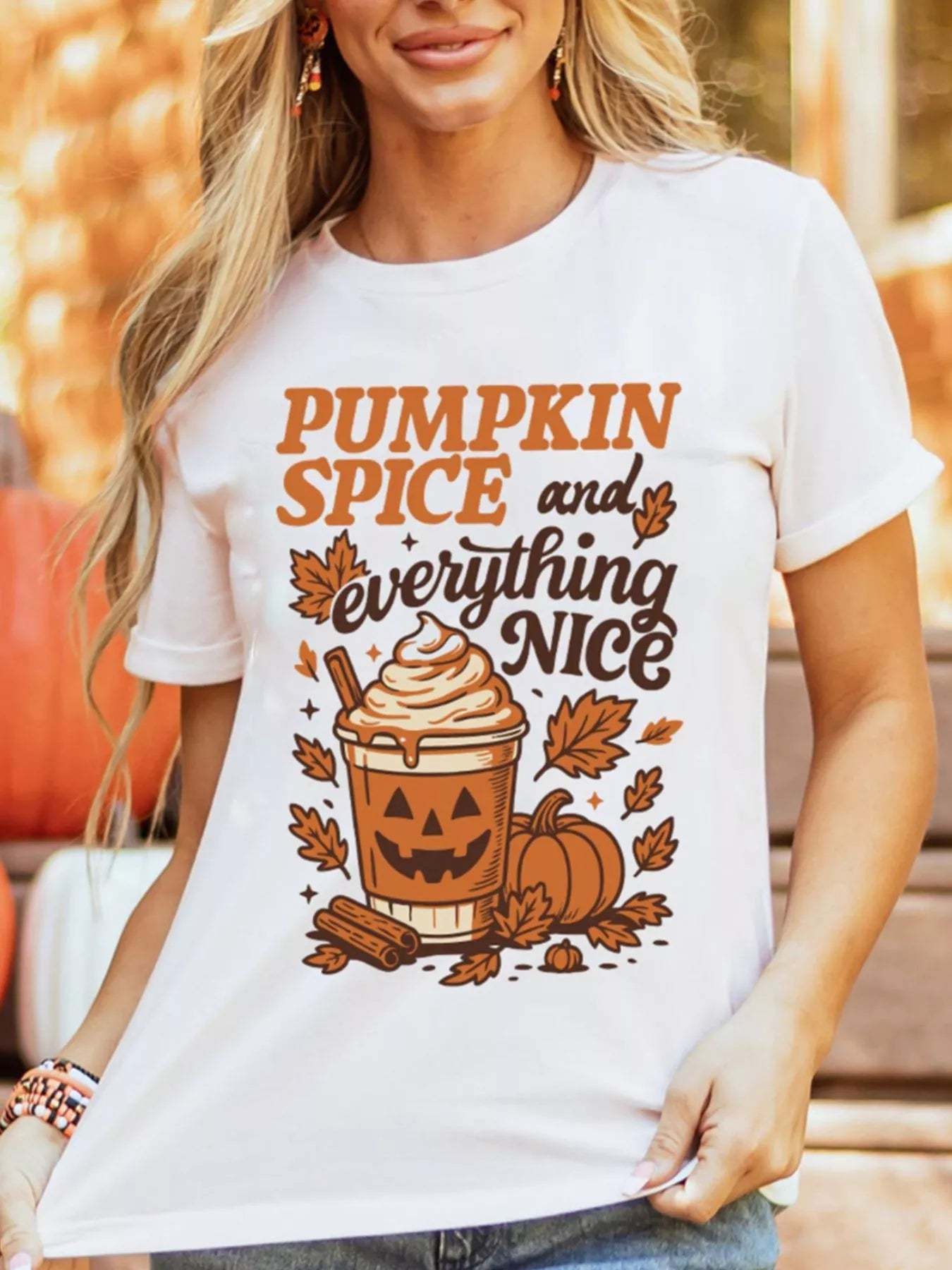 Thanksgiving Fall Vibe Graphic T-Shirt