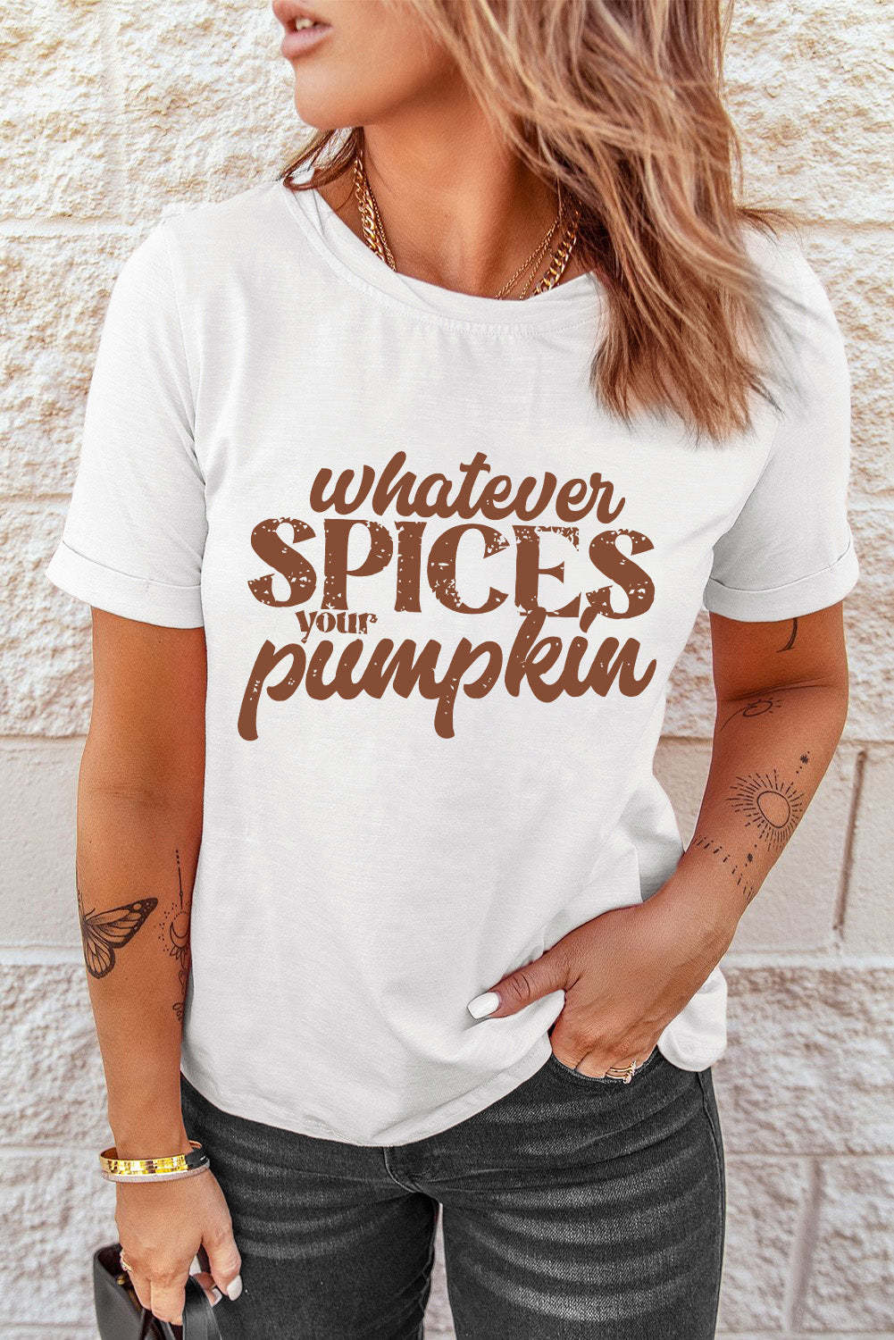 Whatever Spices Your Pumpkin Graphic T-Shirt