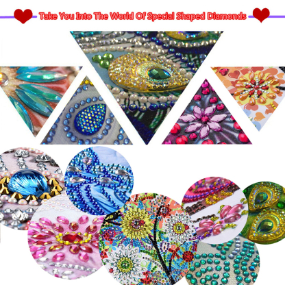 DIY Lily Rose Cross Diamond Painting Pendant