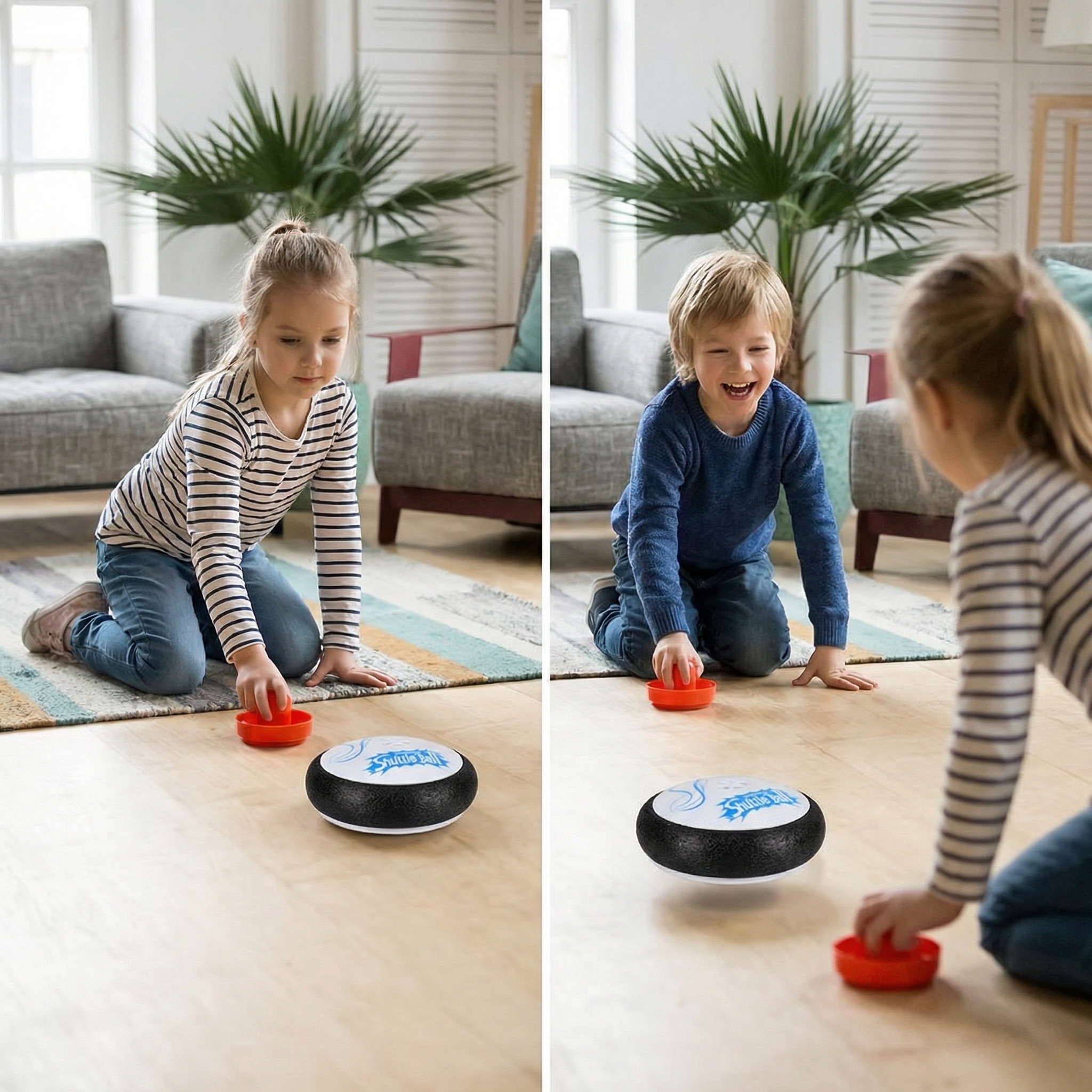 Mini Air Hockey Table Game for Kids – Reaction Game with Pucks