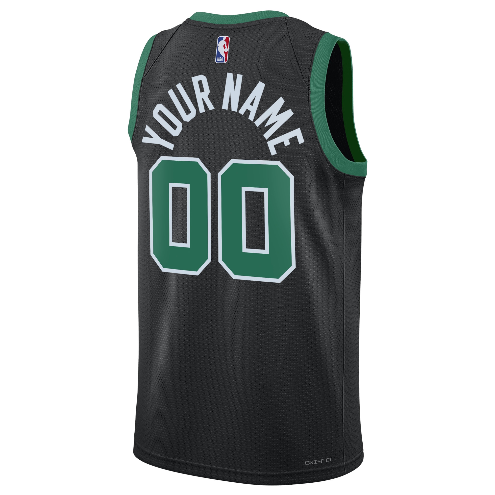 Boston Celtics Unisex 2022/23 Swingman Custom Jersey-Statement Edition - Black