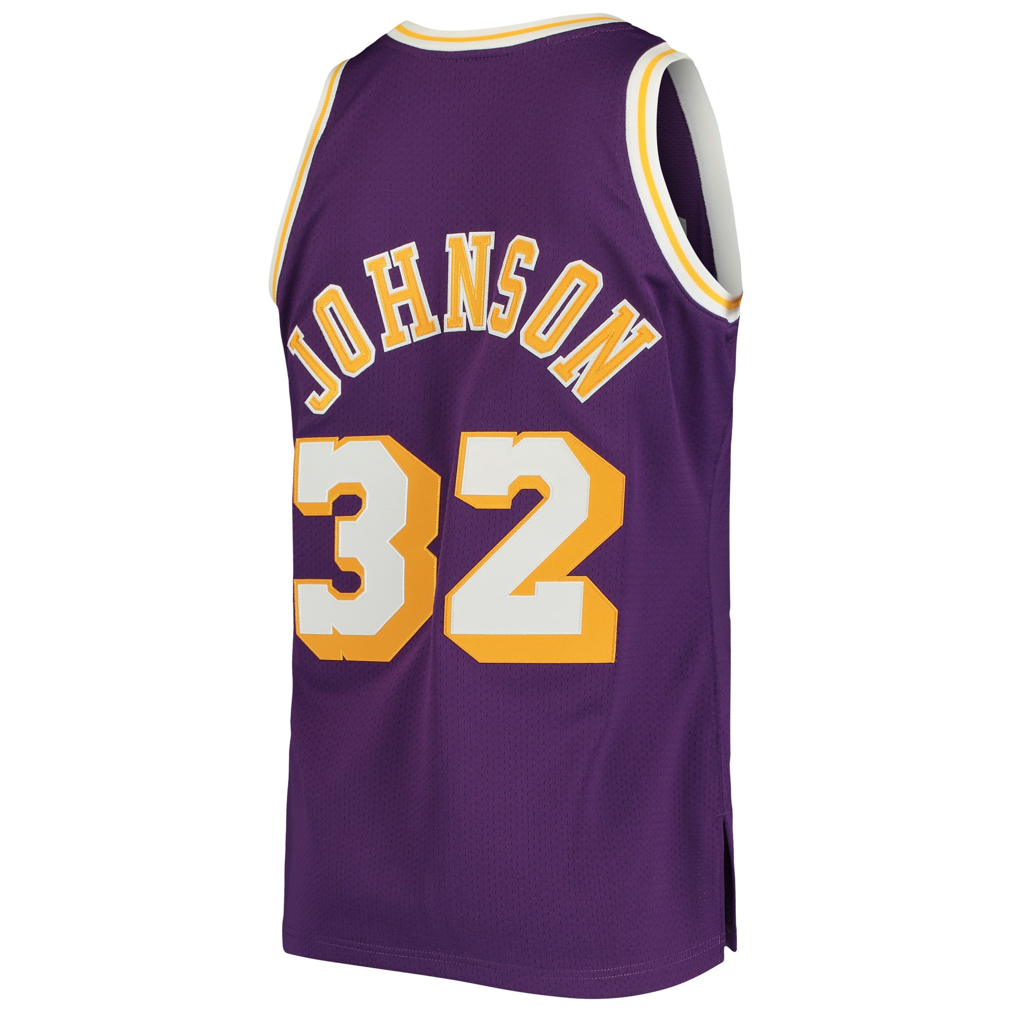 Magic Johnson Los Angeles Lakers 1984/85 Hardwood Classics Jersey - Purple
