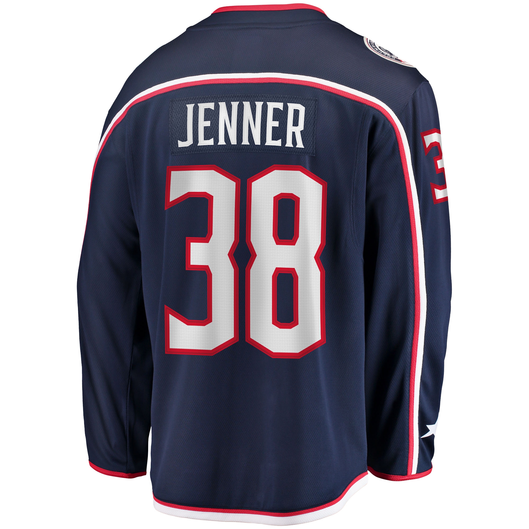 Boone Jenner Columbus Blue Jackets Home Captain Patch Breakaway Player Jersey - Navy