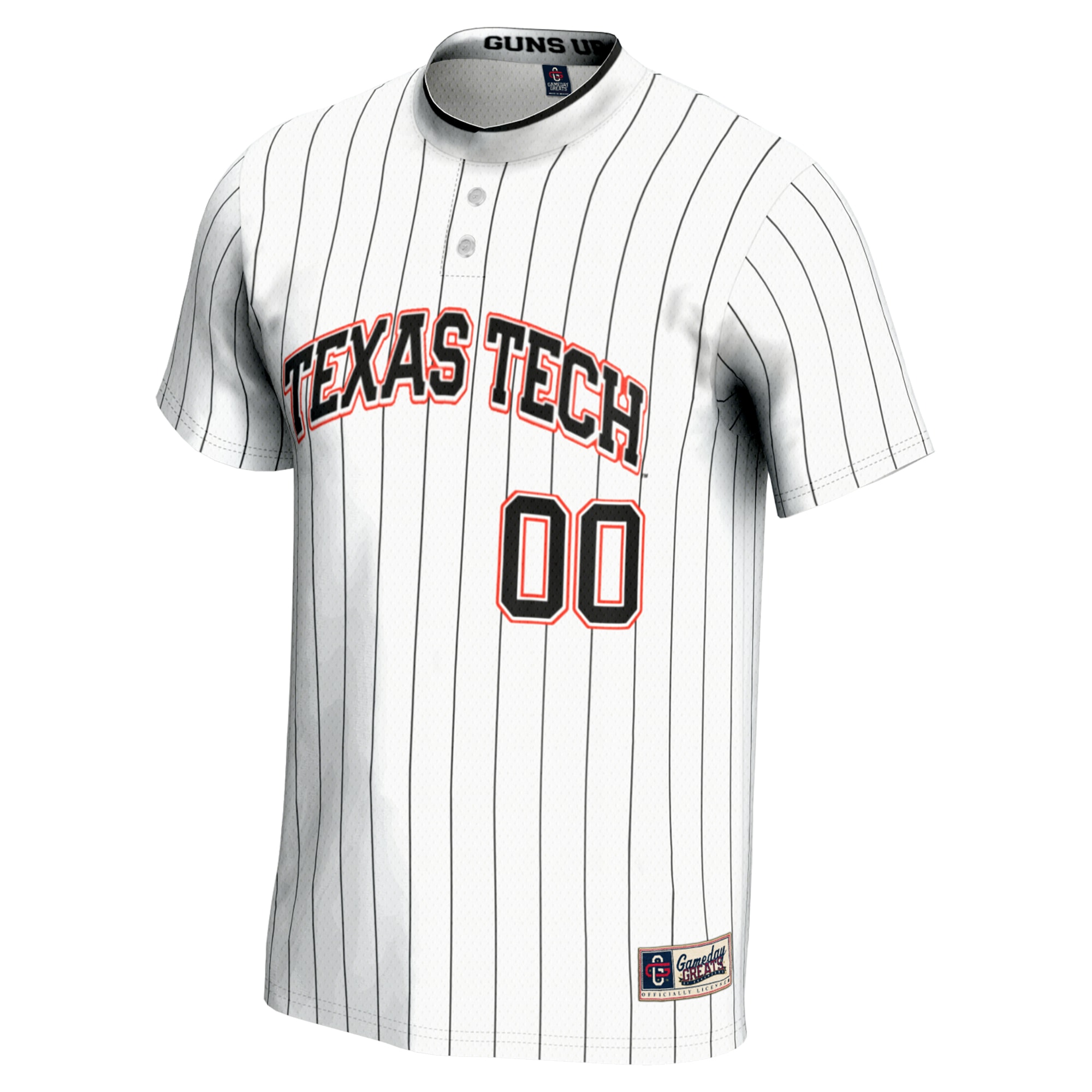 Texas Tech Red Raiders Youth NIL Pick-A-Player Lightweight Softball Jersey - White