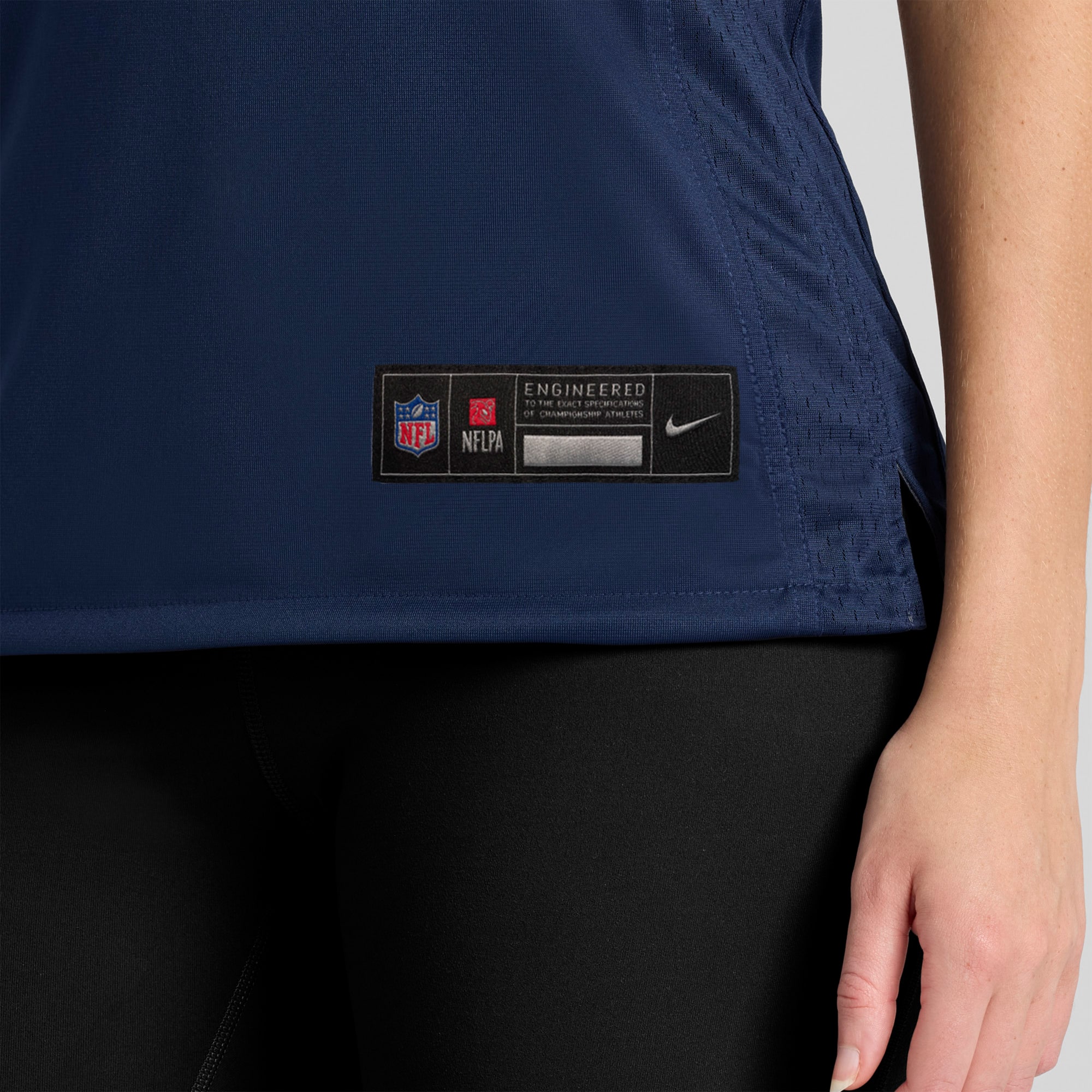 New England Patriots Women's Custom Game Jersey - Navy