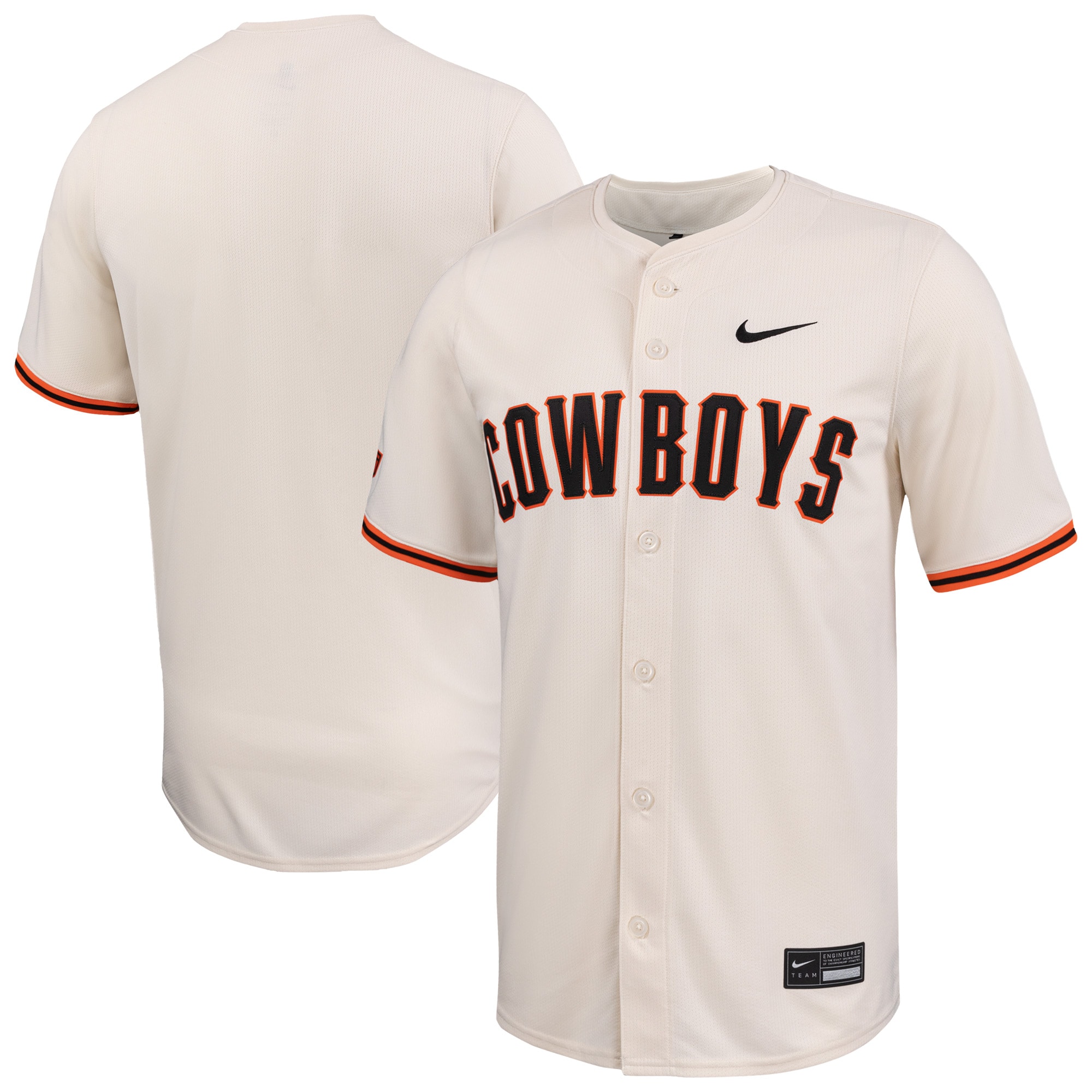 Oklahoma State Cowboys Youth Limited Baseball Jersey Natural Youth