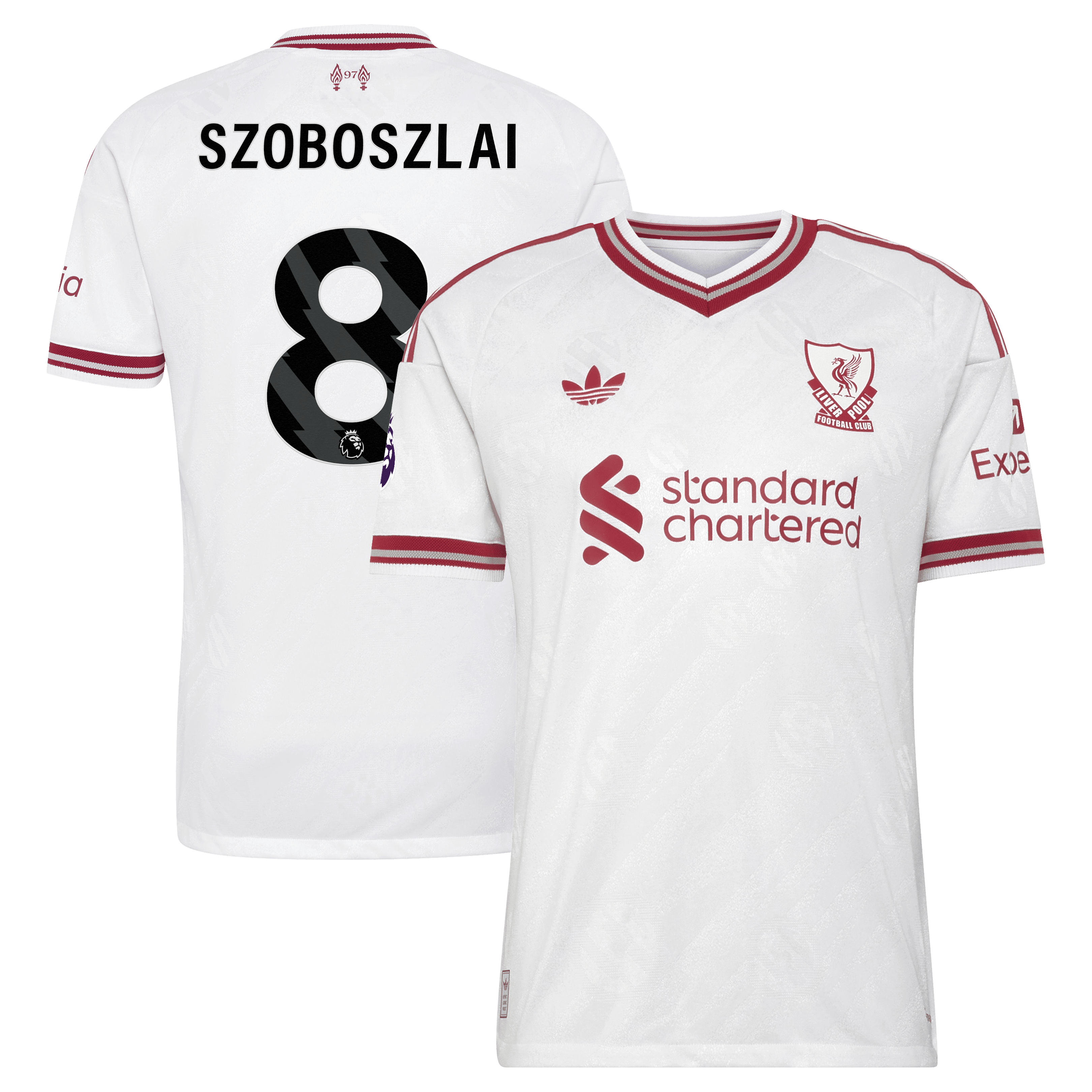 Dominik Szoboszlai Liverpool Youth 2026/27 Away On Field Jersey White Youth