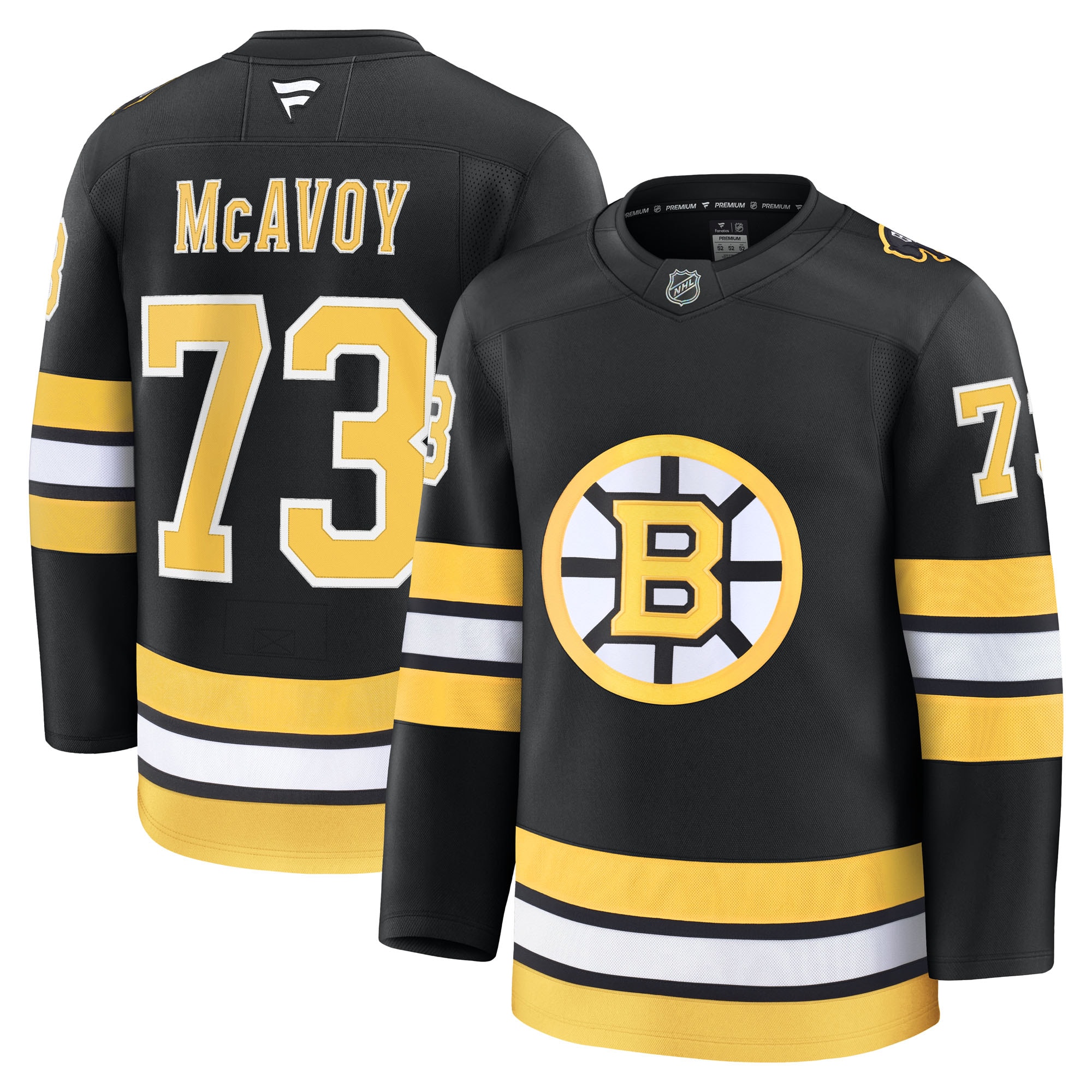 Charlie Mcavoy Boston Bruins Youth Home Premium Player Jersey Black Youth