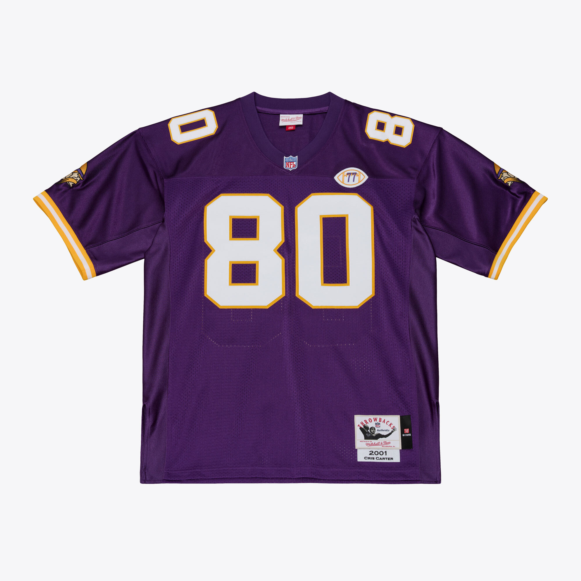 Cris Carter Minnesota Vikings Women S Mitchell Ness 2001 Throwback Jersey Purple Women