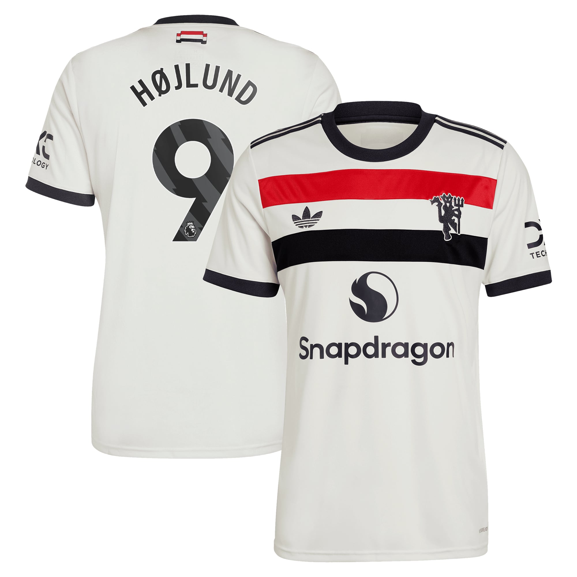Rasmus H Jlund Manchester United Youth Originals 2024/25 Third Replica Jersey Cream Youth