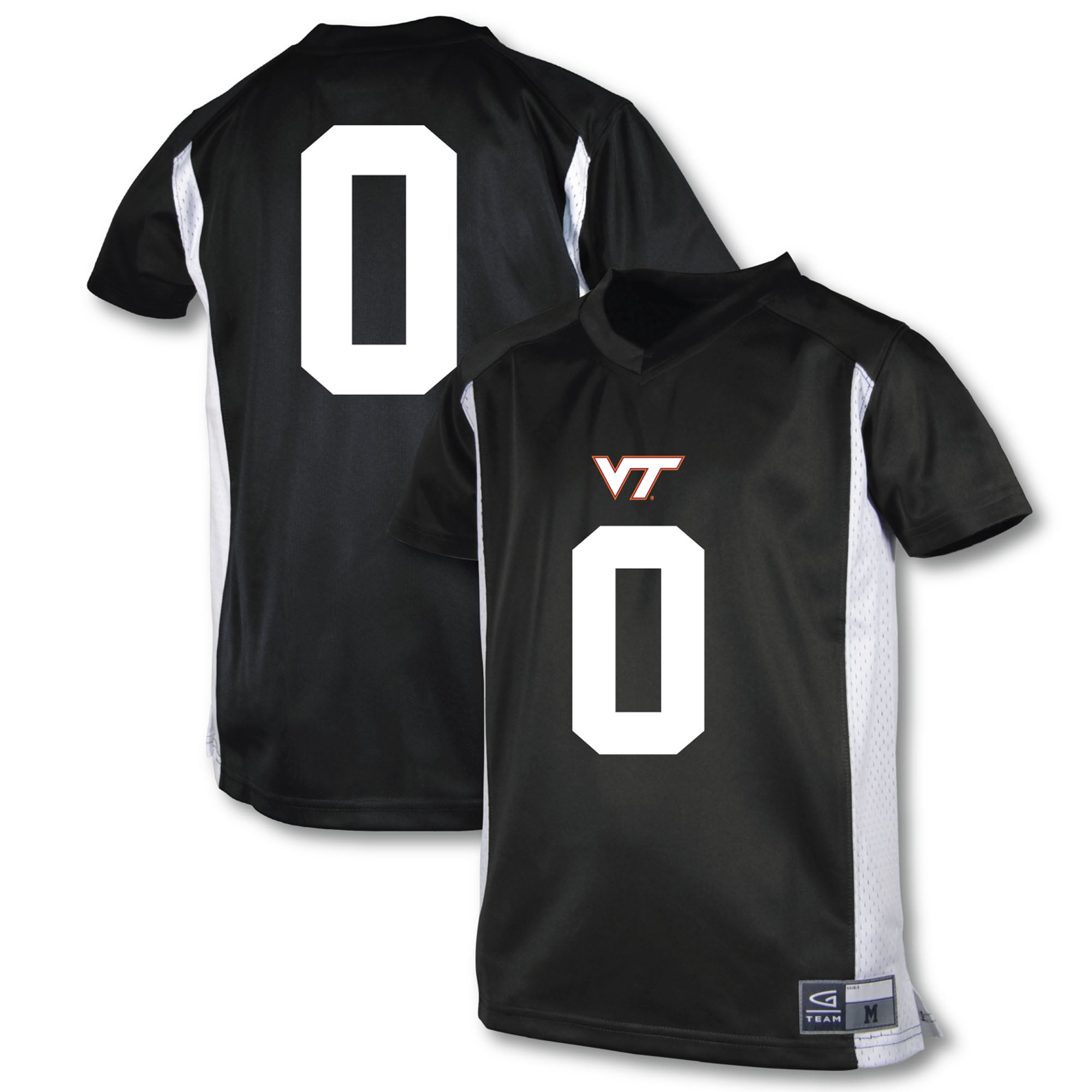 0 Virginia Tech Hokies Garb Youth Football Jersey Black