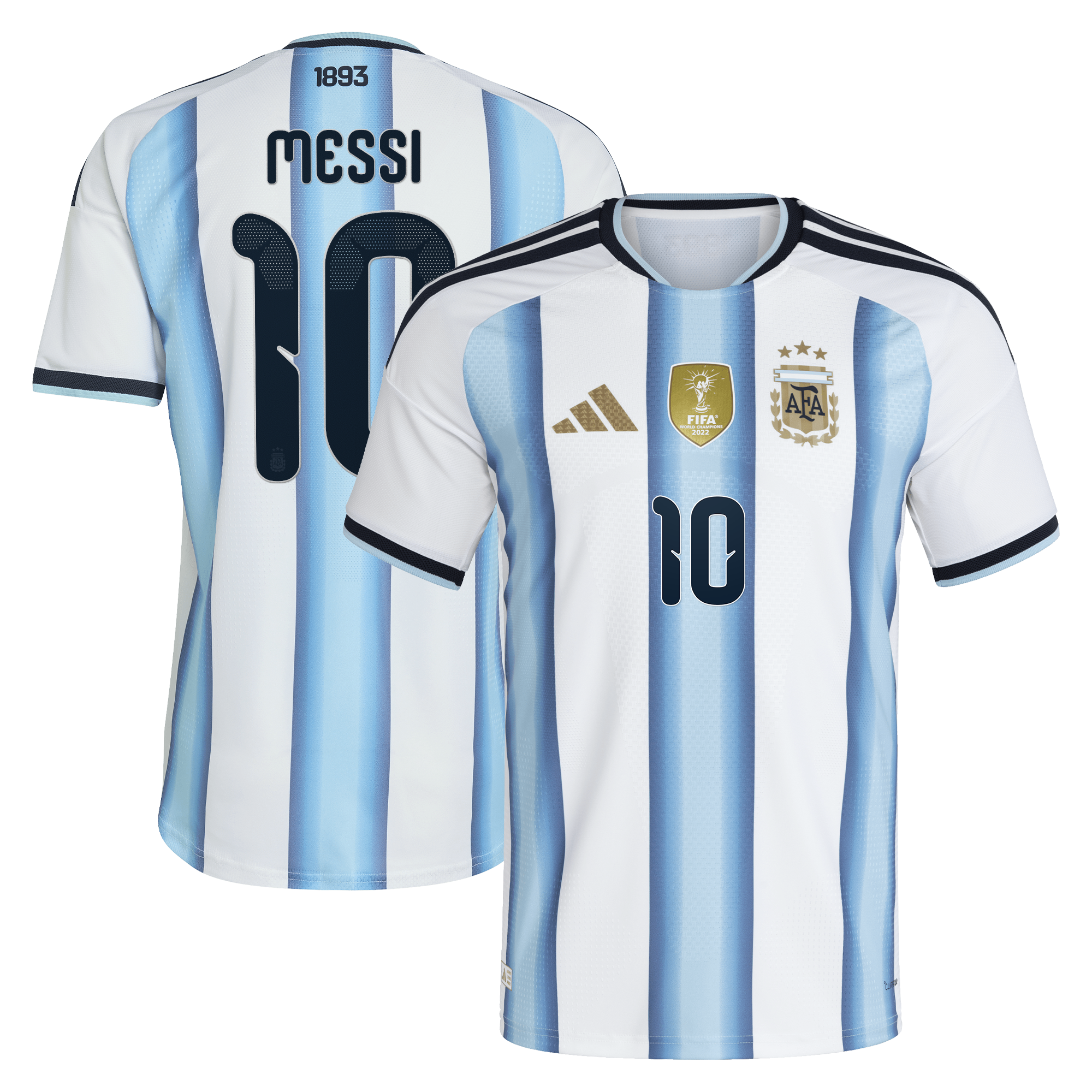 Lionel Messi Argentina Youth National Team 2026 Home On Field Jersey White Youth