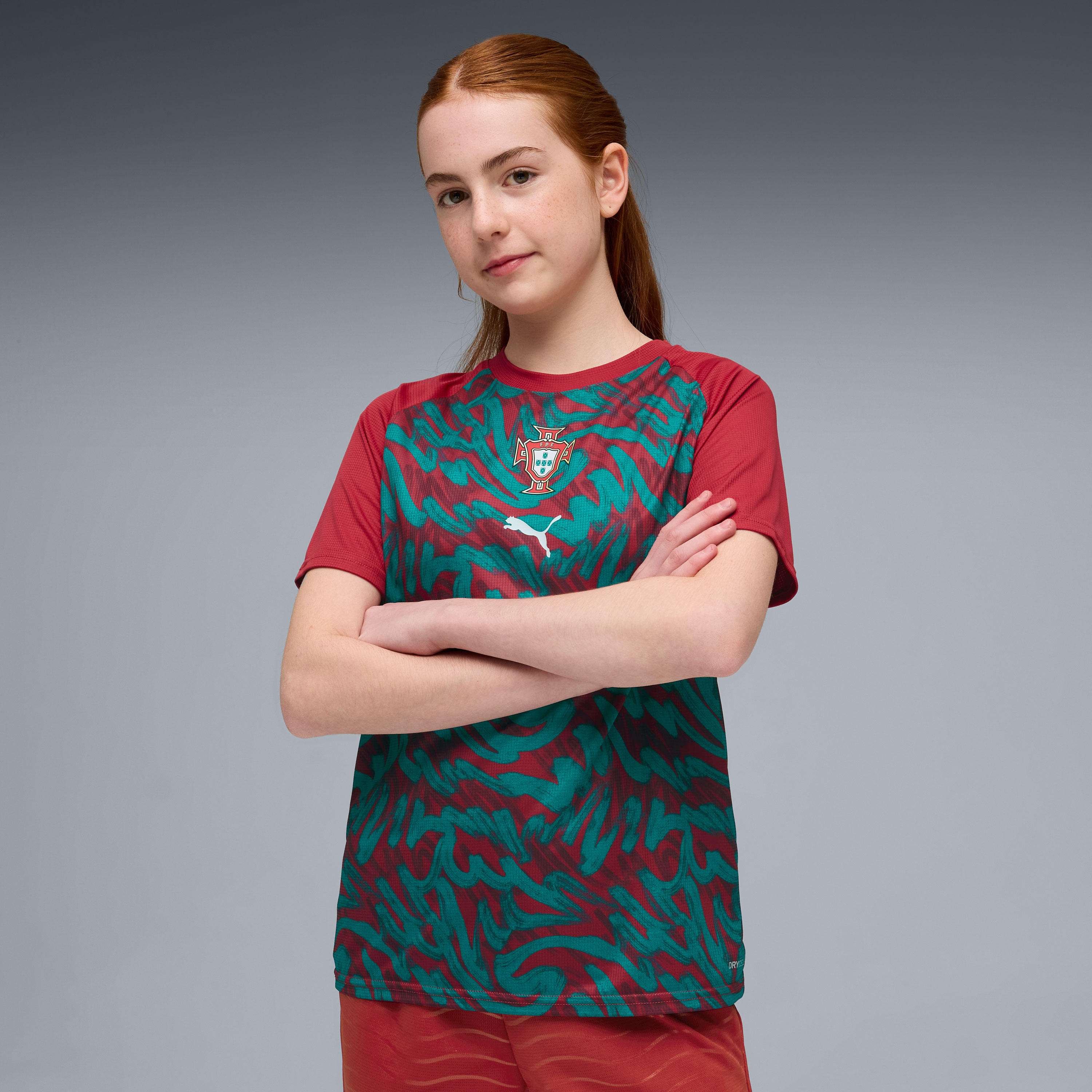 Portugal National Team Youth Pre Match Jersey Red